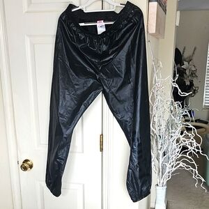 Black Shiny Pants